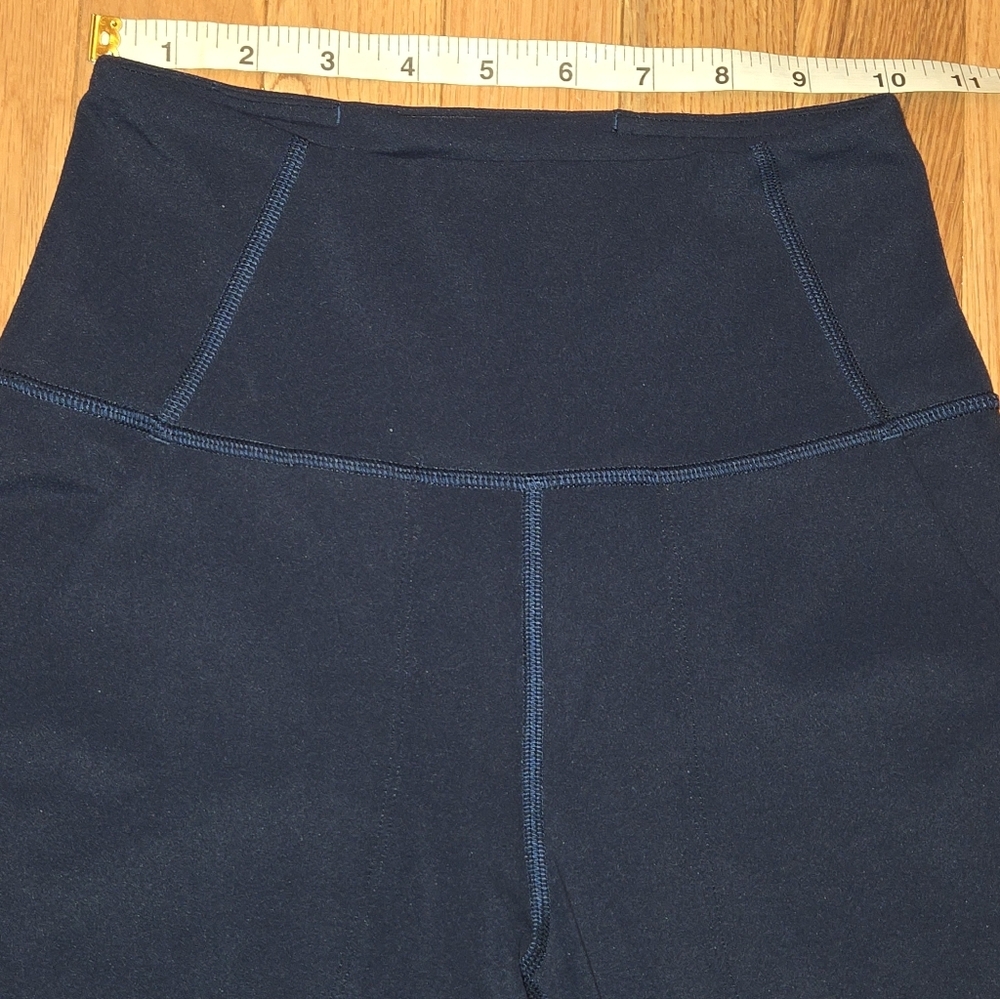 Lululemon High Rise Align Wide-Leg Cropped Pant 23" Navy Blue Size 2 - Picture 3 of 12